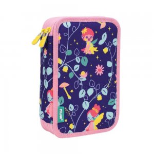 Penar Echipat Milan cu 2 Fermoare, Model Fairy Tale, Dimensiuni 19.5x13x5 cm, Material Poliester, Culoare Lila Penar Echipat Milan cu 2 Fermoare, Model Fairy Tale, Dimensiuni 19.5x13x5 cm, Material Poliester, Culoare Lila