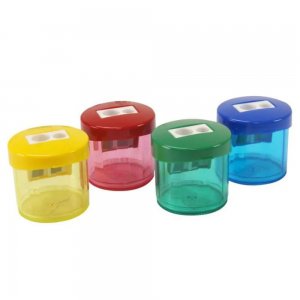 Ascutitoare Ark din Plastic Dubla cu Container , Model 1585