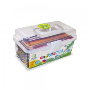Creioane Colorate Carioca, 120 Buc/Set Creioane Colorate Carioca, 120 Buc/Set