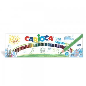 Creioane Colorate Carioca, 50 Culori, 50 Buc/Set Creioane Colorate Carioca, 50 Culori, 50 Buc/Set