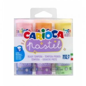 Culori Tempera Pastel Carioca, 6x25 g