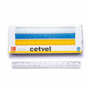 Rigla din Plastic Transparent Ark, Dimensiune 300 mm, Model 600L