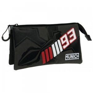 Penar Neechipat Tip Etui Munich, 3 Compartimente, Model MM93, Dimensiune 220x120x50 mm, Culoare Negru Penar Neechipat Tip Etui Munich, 3 Compartimente, Model MM93, Dimensiune 220x120x50 mm, Culoare Negru