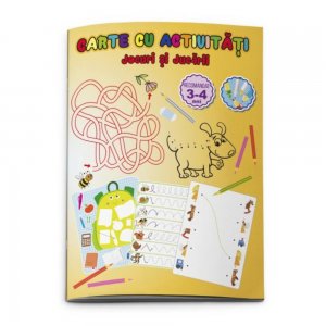 Carte cu Activitati Jocuri si Jucarii Artpress A4, 32 Pagini Carte cu Activitati Jocuri si Jucarii Artpress A4, 32 Pagini
