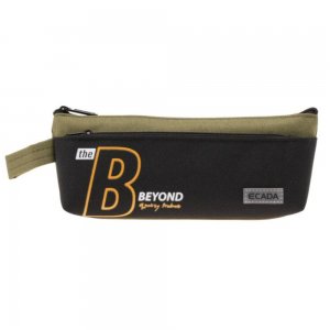 Penar Tip Borseta Ecada, 2 Fermoare, Model 78638A, Dimensiune 215x95x65 mm, Culoare Negru Penar Tip Borseta Ecada, 2 Fermoare, Model 78638A, Dimensiune 215x95x65 mm, Culoare Negru