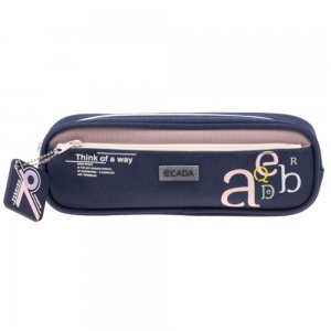 Penar Tip Borseta Ecada, 2 Fermoare, Model 78639, Dimensiune 215x95x65 mm, Culoare Bleumarin Penar Tip Borseta Ecada, 2 Fermoare, Model 78639, Dimensiune 215x95x65 mm, Culoare Bleumarin