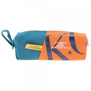 Penar Tip Borseta Ecada, 1 Fermoar, Model 78640, Dimensiune 210x75x55 mm Culoare Albastru cu Portocaliu Penar Tip Borseta Ecada, 1 Fermoar, Model 78640, Dimensiune 210x75x55 mm Culoare Albastru cu Portocaliu