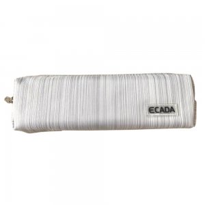 Penar Tip Borseta Ecada cu Fermoar, Dimensiuni 21.5x4.5x6.5 cm, Material Poliester, Culoare Bej/Alb Penar Tip Borseta Ecada cu Fermoar, Dimensiuni 21.5x4.5x6.5 cm, Material Poliester, Culoare Bej/Alb