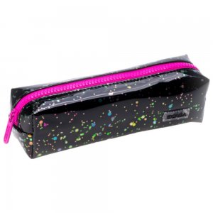 Penar Tip Borseta Ecada cu Fermoar, Dimensiuni 20x5x5.5 cm, Material Piele Sintetica, Culoare Negru Penar Tip Borseta Ecada cu Fermoar, Dimensiuni 20x5x5.5 cm, Material Piele Sintetica, Culoare Negru