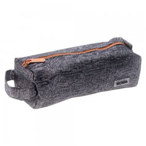 Penar Tip Borseta Ecada cu Fermoar, Dimensiuni 20x6.7x6.7 cm, Material Piele Sintetica, Culoare Negru/Argintiu Penar Tip Borseta Ecada cu Fermoar, Dimensiuni 20x6.7x6.7 cm, Material Piele Sintetica, Culoare Negru/Argintiu
