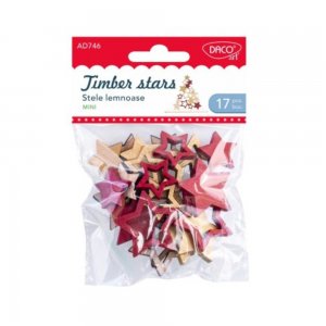 Stele Lemnoase Daco din Lemn, 17 Buc/Set Stele Lemnoase Daco din Lemn, 17 Buc/Set
