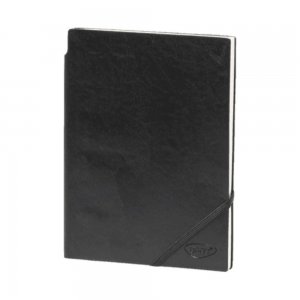 Agenda Nedatata Daco, 160 Pagini, Inchidere cu Elastic, Dimensiuni 130x205 mm, Culoare Negru