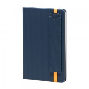 Agenda Nedatata Daco, 160 Pagini, Inchidere cu Elastic, Dimensiuni 130x205 mm, Culoare Albastru Inchis