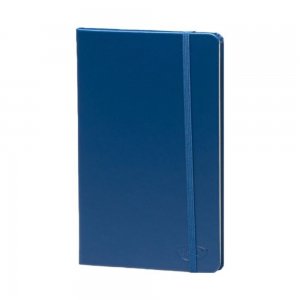Agenda Nedatata Daco, 160 Pagini, Inchidere cu Elastic, Dimensiuni 130x205 mm, Culoare Albastru