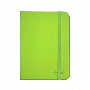Agenda Nedatata Daco, 160 Pagini, Inchidere cu Elastic, Dimensiuni 130x205 mm, Culoare Verde