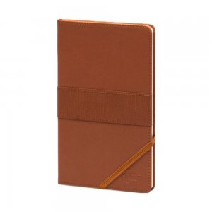 Agenda Nedatata Daco, 160 Pagini, Inchidere cu Elastic, Dimensiuni 130x205 mm, Culoare Maro