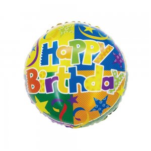 Balon Folie Happy Birthday Daco Bl46B, 46 cm Balon Folie Happy Birthday Daco Bl46B, 46 cm