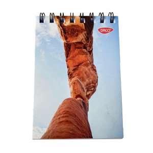 Bloc Notes A6 Dictando cu Spira Daco, Dimensiuni 14.7x10.5 cm, 80 File Bloc Notes A6 Dictando cu Spira Daco, Dimensiuni 14.7x10.5 cm, 80 File