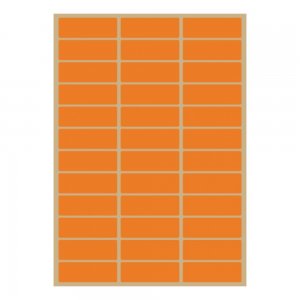 Etichete Autoadezive A4 Portocaliu, 100 Coli/Set Etichete Autoadezive A4 Portocaliu, 100 Coli/Set