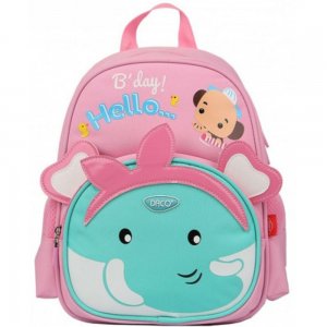 Ghiozdan Gradinita Daco, Model GH234, 1 Compartiment, 2 Fermoare, Dimensiune 320x250x150 mm, Culoare Roz