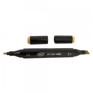 Marker Grafic cu 2 Capete Daco, Culoare Bej