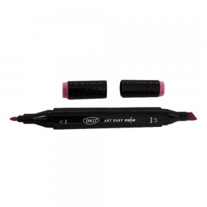 Marker Grafic cu 2 Capete Daco, Culoare Roz Piele