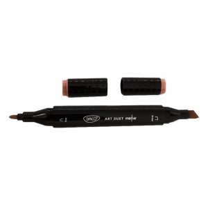 Marker Grafic cu 2 Capete Daco, Culoare Sepia