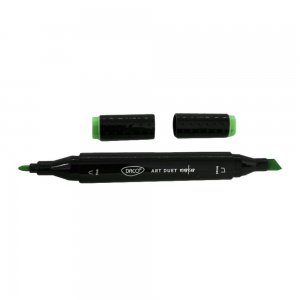 Marker Grafic cu 2 Capete Daco, Culoare Verde Deschis