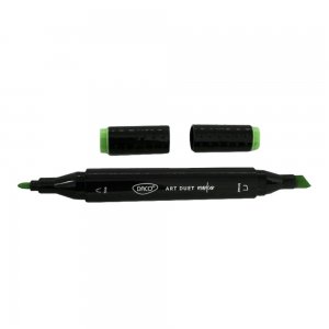 Marker Grafic cu 2 Capete Daco, Culoare Verde Inchis