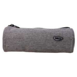Penar Tip Borseta Daco cu Fermoar, Model Clasic, Dimensiuni 21x7x7 cm, Material Poliester, Culoare Gri Penar Tip Borseta Daco cu Fermoar, Model Clasic, Dimensiuni 21x7x7 cm, Material Poliester, Culoare Gri