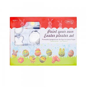 Set Creativ Daco, Picteaza Figurine de Paste din ipsos, Model SC911 Set Creativ Daco, Picteaza Figurine de Paste din ipsos, Model SC911