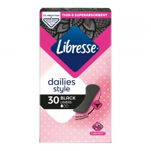 Absorbante Libresse Zilnice Normal Black, 30 Buc