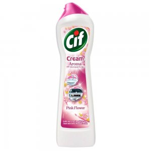 Crema de Suprafete Cif Cream Pink Flower, 500 ml