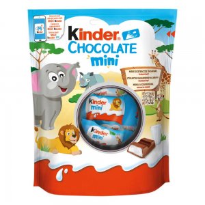 Batoane de Ciocolata cu Lapte Kinder Chocolate Mini, 120 g