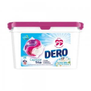 Capsule Dero Trio Iris Alb, 15 Buc Capsule Dero Trio Iris Alb, 15 Buc