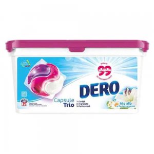 Capsule Dero Trio Iris Alb, 35 Buc Capsule Dero Trio Iris Alb, 35 Buc
