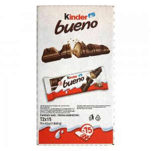 Napolitana Kinder Bueno cu Ciocolata, 15 Buc/Set Napolitana Kinder Bueno cu Ciocolata, 15 Buc/Set