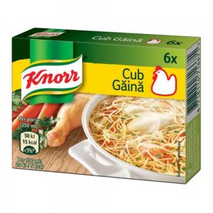 Knorr Cub, Gust de Gaina, 6 x 9 g Knorr Cub, Gust de Gaina, 6 x 9 g