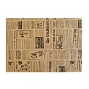 Hartie in Coala Rezistenta la Grasime Model Ziar, Dimensiune 25X35 cm, Hartie Cerata Natur 35 g/m², 3000 Coli/Bax, 10 Kg/Bax Hartie in Coala Rezistenta la Grasime Model Ziar, Dimensiune 25X35 cm, Hartie Cerata Natur 35 g/m², 3000 Coli/Bax, 10 Kg/Bax