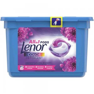 Detergent Capsule Lenor All in One PODS Amethyst & Floral Bouquet, 15 Spalari Detergent Capsule Lenor All in One PODS Amethyst & Floral Bouquet, 15 Spalari