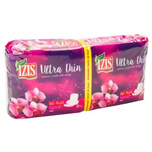 Absorbante de Noapte Izis Ultra Thin, Cantitate 20 Buc/Pachet
