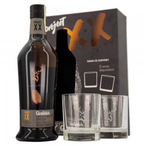 Whisky Glenfiddich Project XX + 2 Pahare, 47%, 700 ml