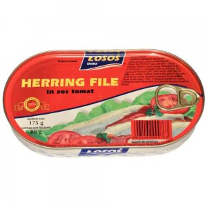 Conserva Losos Hering File in Sos de Tomate, 175 g Conserva Losos Hering File in Sos de Tomate, 175 g