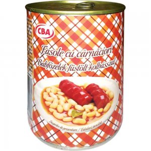 Fasole cu Carnaciori Cba, 800 g Fasole cu Carnaciori Cba, 800 g