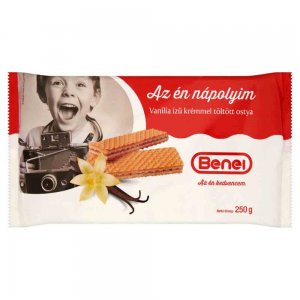 Napolitane Benei cu Crema de Vanilie, 250 g