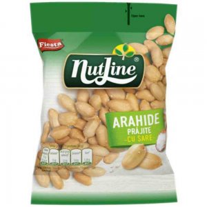 Arahide Nutline Fiesta Prajite cu Sare, 150 g Arahide Nutline Fiesta Prajite cu Sare, 150 g
