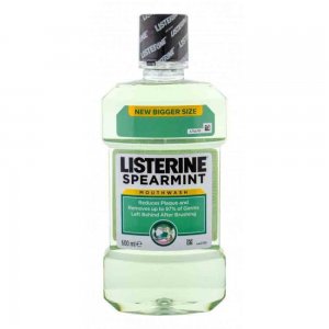 Apa de Gura Listerine Spearmint, 600 ml