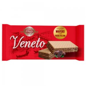 Napolitane Veneto cu Crema de Cacao, 65 g Napolitane Veneto cu Crema de Cacao, 65 g