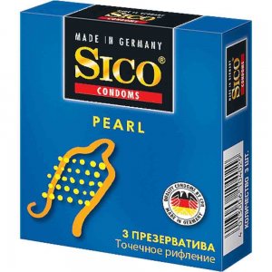 Prezervative Sico Pearl, 3 Buc Prezervative Sico Pearl, 3 Buc