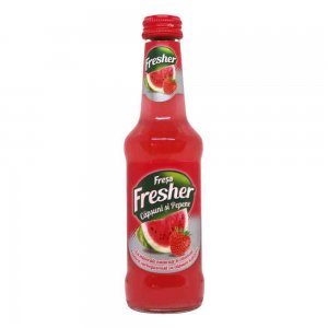 Bautura Carbogazoasa Fresher cu Capsuni si Pepene, 250 ml